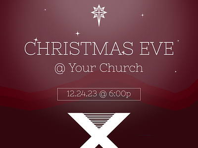 Christmas Eve christmas christmas eve church church event church graphic church slide manger north star star