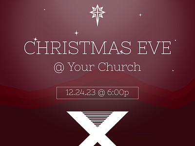 Christmas Eve christmas christmas eve church church event church graphic church slide manger north star star