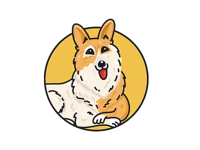 Cute Dog Mascot Logo alsatian animal branding cute design dog dog breed fun german shepherd graphic design illustration kawaii logo mascot police dog procreate puppy