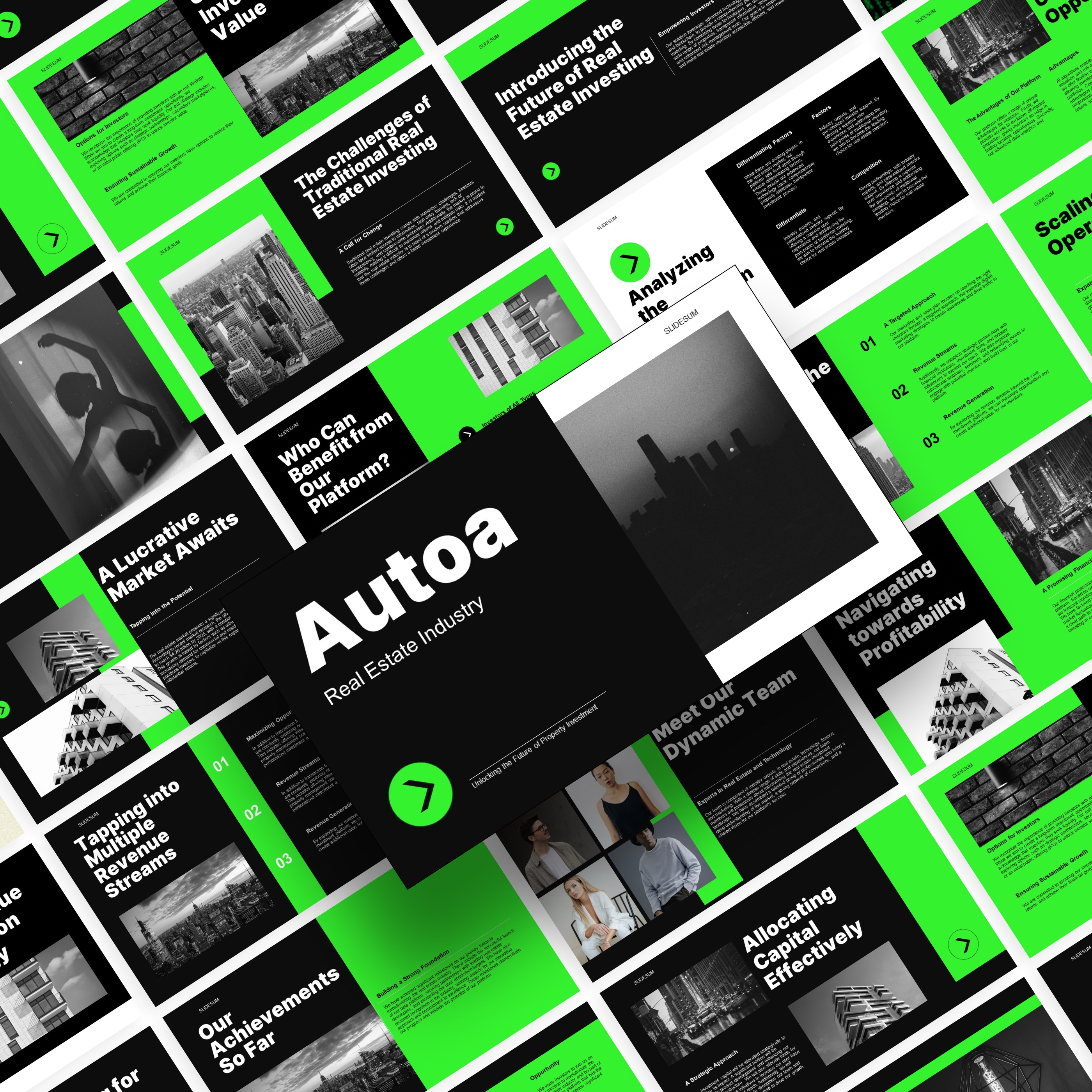 Real Estate Presentation Design animated presentation animated slides branding design google slide design graphic design illustration logo presentation design real estate presentation design ui