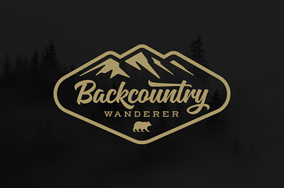 Backcountry Badge branding design graphic design logo logo design
