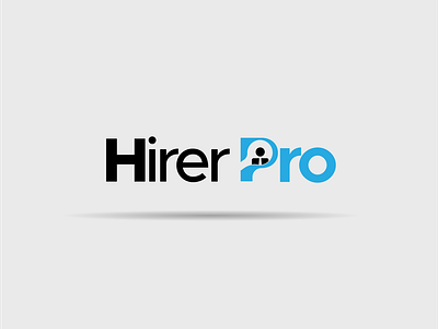 Hirer Pro brand identity branding design graphic design hirer pro logo
