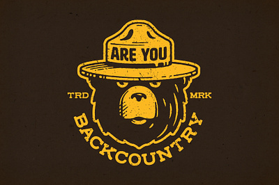 Are You Backcountry? branding character design design graphic design illustration logo vector