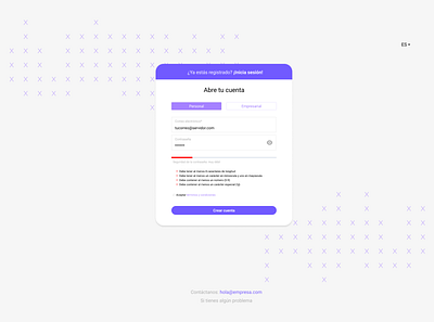 Sign up page | UI design interface sign up