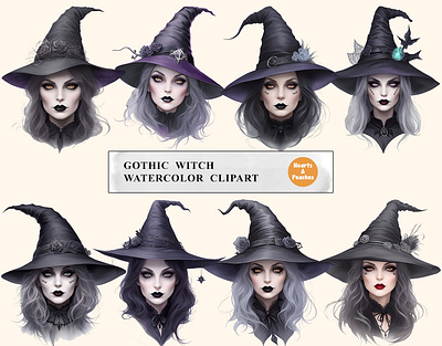 Free Halloween Gothic Witch Watercolor Clipart Bundle clipart dark witch illustrations design digital art digital download gothic witch gothic witch art gothic witchcraft illustrations graphic design halloween witch illustration png watercolor witch witch cliparts witch elements witchcraft witches witchy clipart bundle witchy digital download