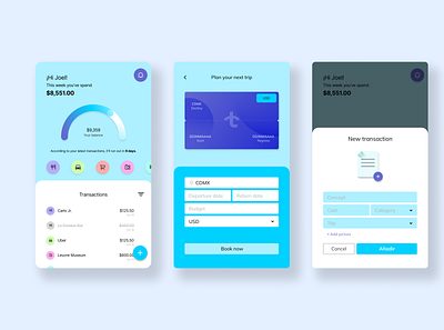 Travel planning app app design finance interface ios mobile planning travel ui