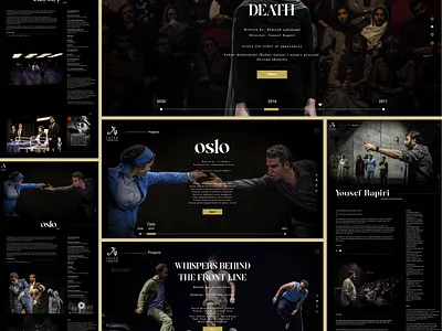 Teater Website branding movie theater ui websize