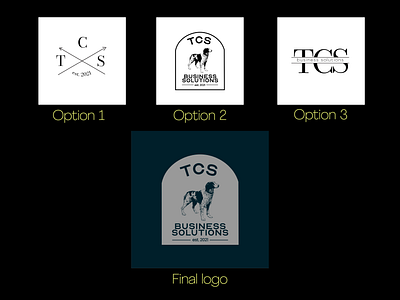 TCS Logo Process blue branding design dog graphic design illustration logo professional