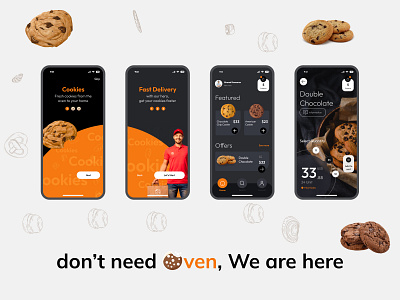 Cookie App animation app design cookie design product design ui ui design ux ux design