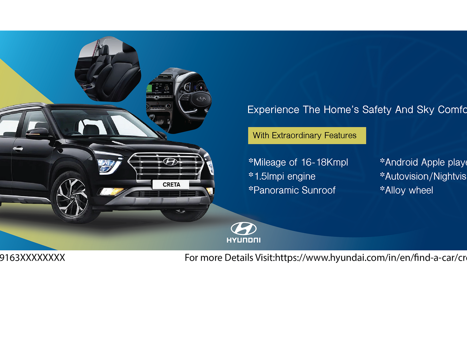 Hyundai Creta car banner by Shreya Purwar on Dribbble