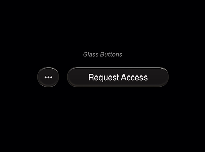 Glass Buttons button buttons figma glass glassmorphism ui