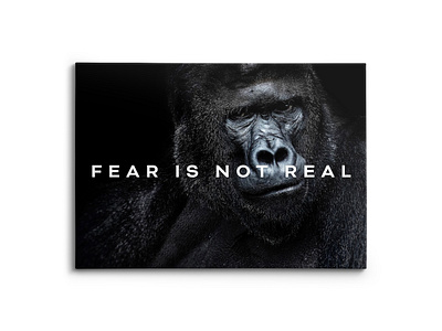 Fear Is Not Real branding canvas design graphic design illustration logo mock up mockup photoshop ui