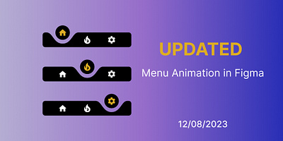 Animated Menu in Figma Updated animated menu in figma animation animation design menu animation in figma ui updated menu animation in figma ux
