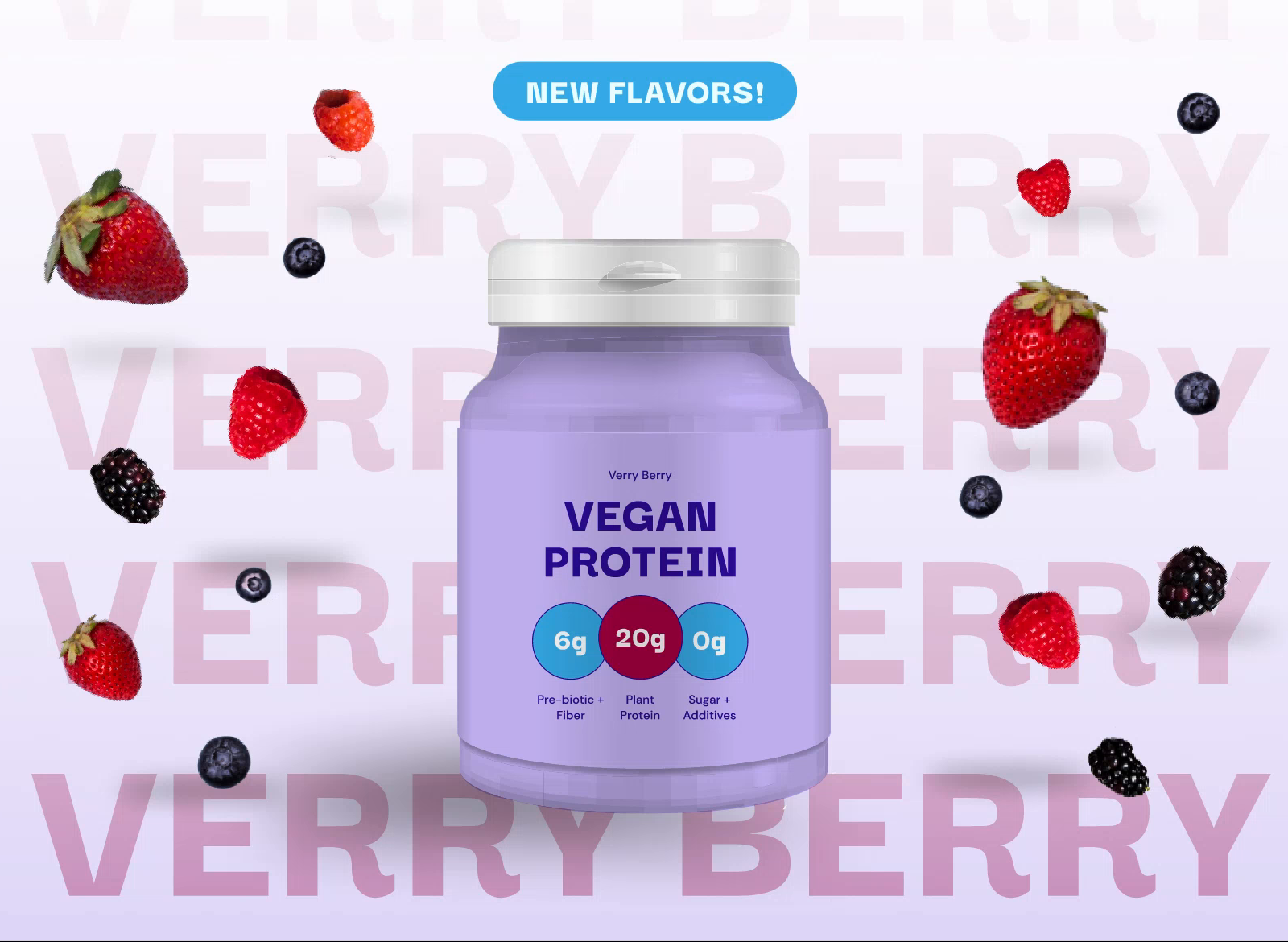 Protein Powder Ad Figma Animation by Amber Lahav on Dribbble