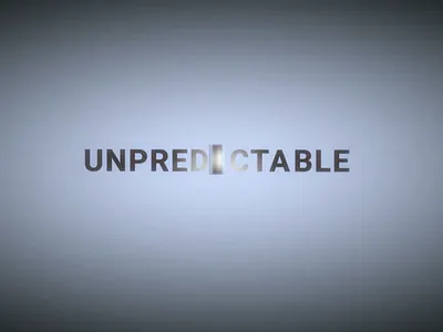 Unpredictable | 3D Animation animation brand assets graphic design illustration motion graphics typography