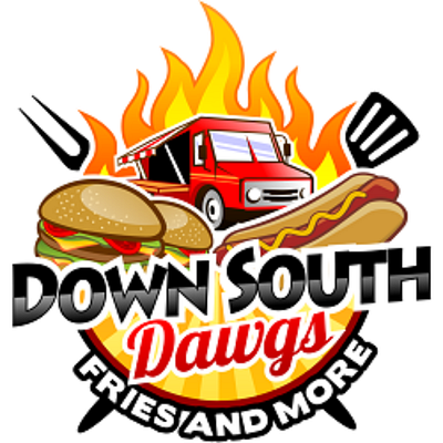 DownSouth Dawags: Sizzling Foodtruck Flavor. 3d branding foodtruckcuisine graphic design illustration logo motion graphics streetfoodflavor