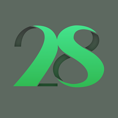 Countdown Series: #28 design graphic design illustration logo typography vector