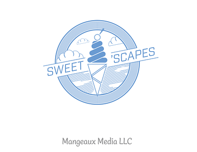 Sweet Scapes - Geometric Logo design graphic design illustration logo vector