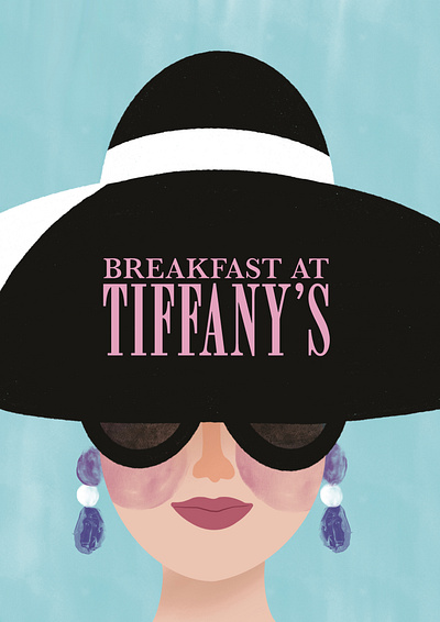 Постер «Завтрак у Тиффани» design graphic design illustration