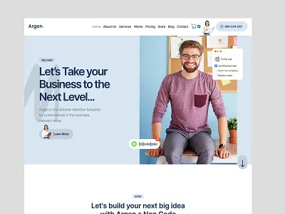 Argen - Webflow HTML Website Template agency webflow template agency website argen webflow template business webflow template cms webflow webflow design webflow template