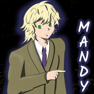 Practice Mandy (2023) anime design digital digitalart digitaldrawing illustration