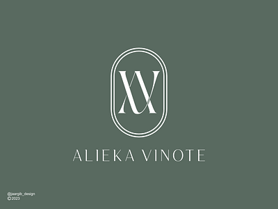 Alika vinote AV monogram logo a beauty brand branding cosmetic design fashion identity illustration jewelry letter logo luxury monogram v vector