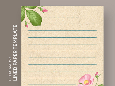 Old Lined Paper Free Google Docs Template docs fashioned flower free google docs templates free template free template google docs google google docs handwriting letter lined notepaper oldfashioned oldstyle paper print retro template templates vintage