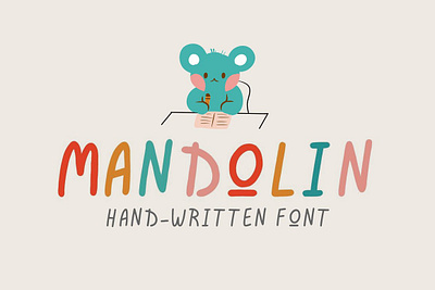 Mandolin Playful Handwritten Font app branding design graphic design illustration logo typography ui ux vector