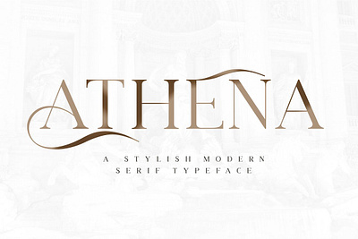 Athena - Stylish Modern Serif Font app branding design graphic design illustration logo typography ui ux vector