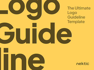FREE Ultimate Logo Guideline Template brand identity branding guideline logo
