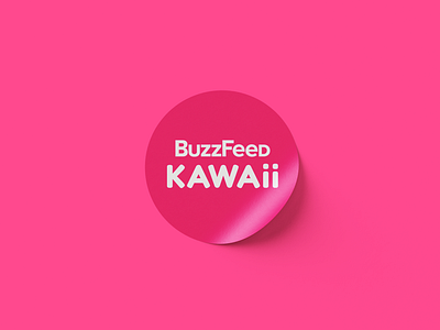 Initial Visual Identity for the launch of BuzzFeed Kawaii branding logo