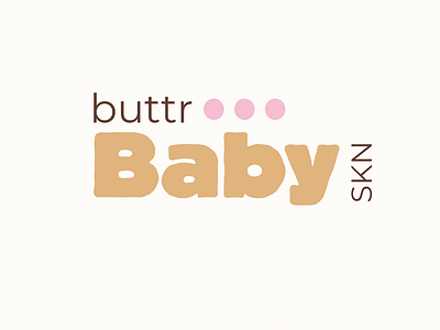 Buttr Baby SKN advertising beauty industry branding cosmetic design graphic design logo product design skincare typography