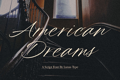 American Dreams A Script Font advertising brand identity branding business cards calligraphy casual decorations feminine handwriting invitation script social media wedding wedding invitation