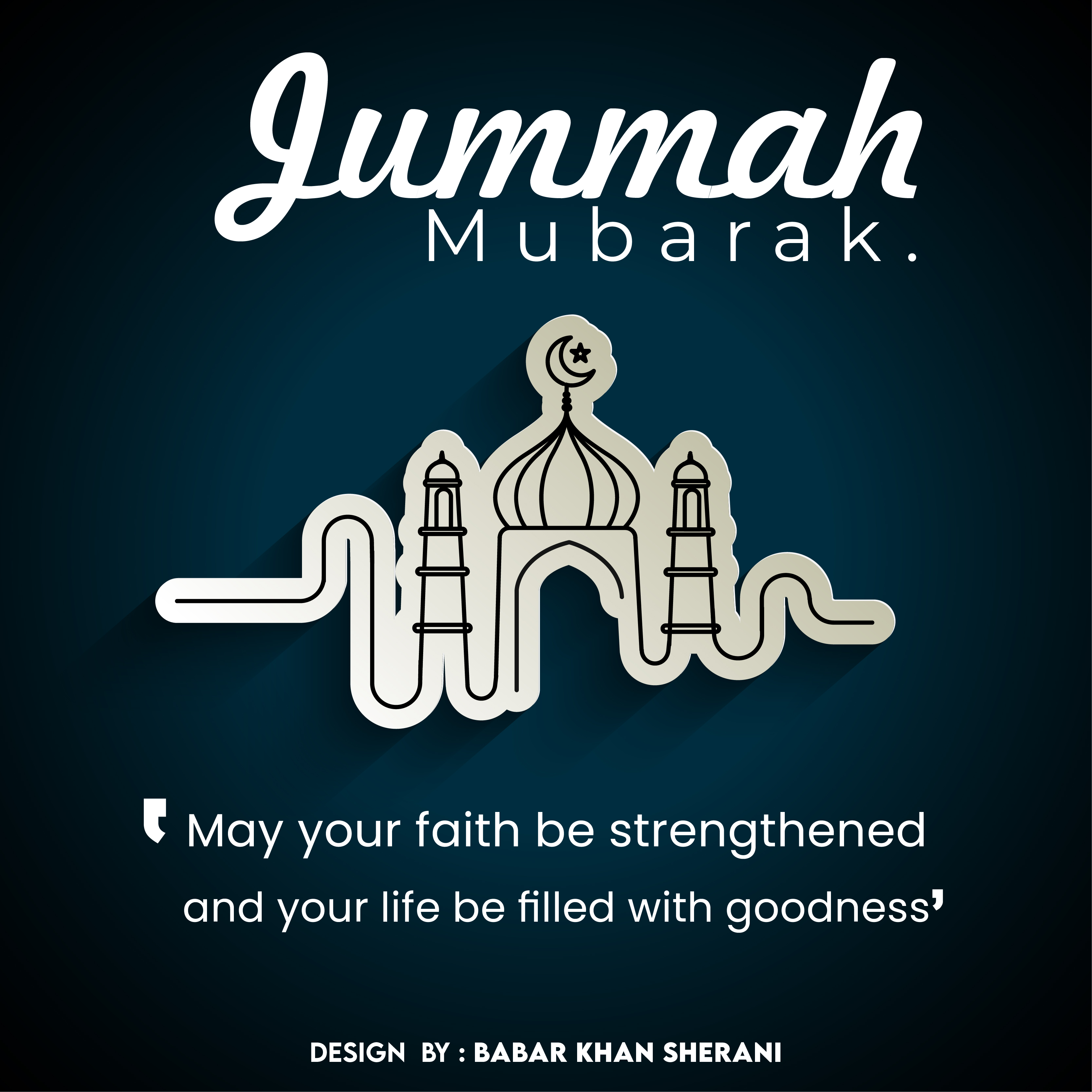 Jummah Mubarak Vector Text Effect Mosque Icon Banner Transparent Image Png  PNG Images | AI Free Download - Pikbest