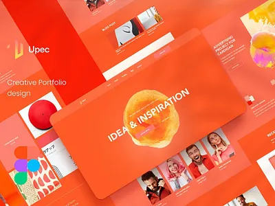 Upec - Portfolio Figma Template app application figma landing landing page landingpage mobile app portfolio ui ui ux uidesign uiux uiuxdesign user ux uxdesign uxui web webdesign website