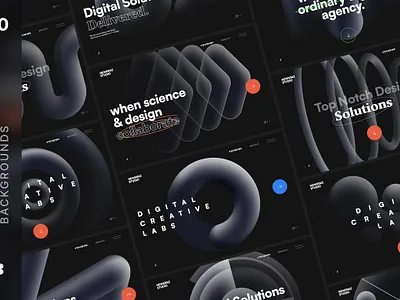 NEWERKZ - Creative Figma Geometric Gradient Headers app application figma geometric home page homepage interface ios iphone landing landing page landingpage mobile mobile app ui ux uxdesign web webdesign website