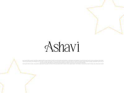 Ashvai wordmark logo branding graphic design illustration logo logo design wordmark