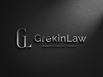 GrekinLaw Logo branding concept design graphic design illustration lawfirm logo logodesign logotype simple textbased typography vector word wordmark