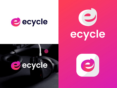 ecycle modern app logo design app bestlogo branding business logo color graphic designer icon identity inspiration logo logo design logo designer logo maker logos modern popular symbol toplogo trendy web