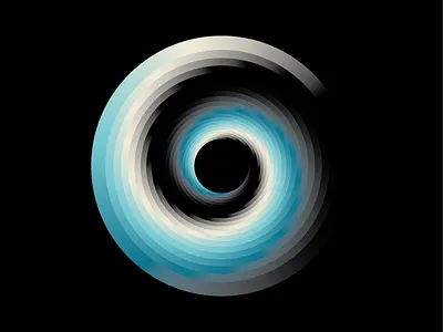 Spiral abstract card cute design illustration vector