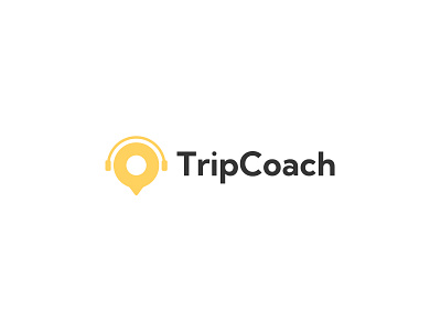 TripCoach - Logo and Brand Design 🎨 branding coach flight graphic design logo logo design map teaching travel trip