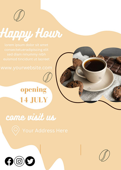 Happy hour animation branding design graphic design logo typography