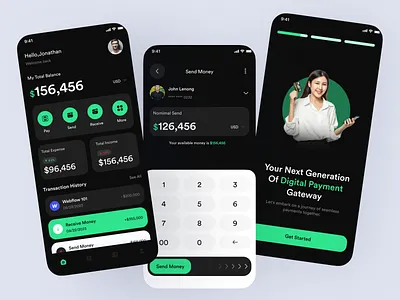 Raze - Finance Mobile App app banking app designapp finance financial fintech fintech app mobile mobile app mobile banking money online wallet payment payment app transactions ui uidesign ux