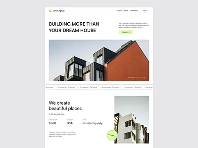 Land Legacy - Property Landing Page landing page property company property landing page real esate landing page real estate