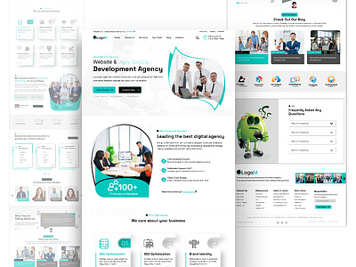 I will design excellent tech and corporate web UI on figma, PSD web design services