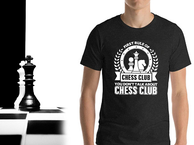 Chess Club T-Shirt Design branding chess chess club chess player club design graphic design logo merch by amazon print on demand teespring typography
