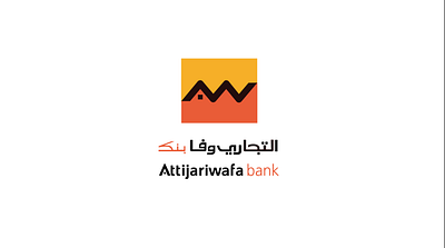 Attijariwafa bank - logo animation 2d 2d animation ae after effects animated logo animation brand animation brand identity gif intro logo logo animation logo reveal motion design video