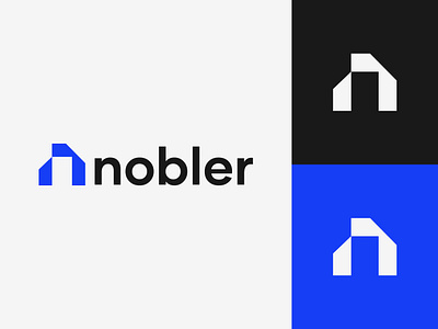 nobler - Logo Design adobe app brand design brand identity branding business clean concept design flat graphic design identity illustrator logo logo design minimal modern vector