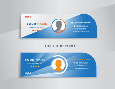 Corporate business email signature card template design company business card corporate email email signature email signature design facebook ads
