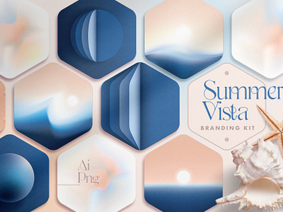 Summer Vista - Nautical Branding Kit